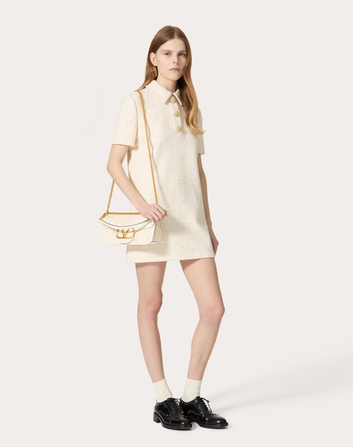 Red Valentino ABITO CORTO IN DELICATE TWEED Nuova