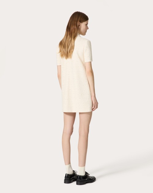 Red Valentino ABITO CORTO IN DELICATE TWEED Nuova
