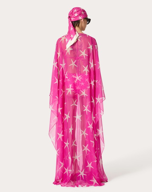 Red Valentino ABITO DA SERA IN CHIFFON STARFISH Qualità