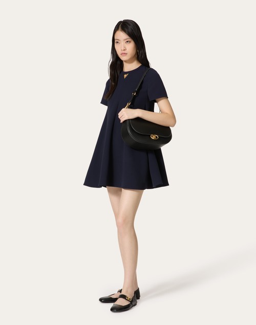 Red Valentino ABITO CORTO IN STRUCTURED COUTURE Spedizione Gratuita