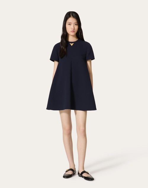 Red Valentino ABITO CORTO IN STRUCTURED COUTURE Spedizione Gratuita