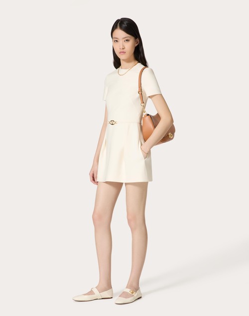 Red Valentino ABITO CORTO IN CREPE COUTURE Qualità Garantita