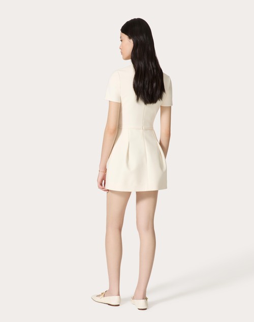 Red Valentino ABITO CORTO IN CREPE COUTURE Qualità Garantita