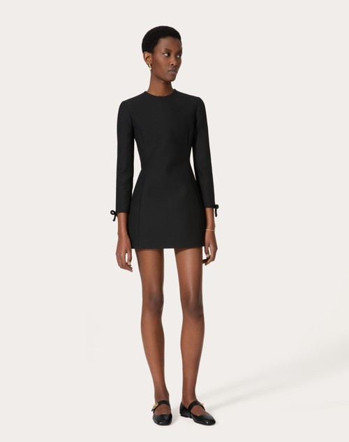 Red Valentino ABITO CORTO IN CREPE COUTURE Consegna Veloce