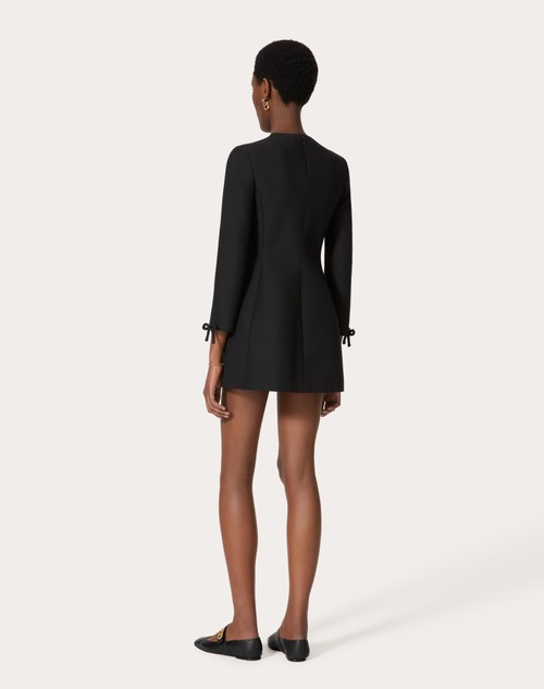 Red Valentino ABITO CORTO IN CREPE COUTURE Consegna Veloce