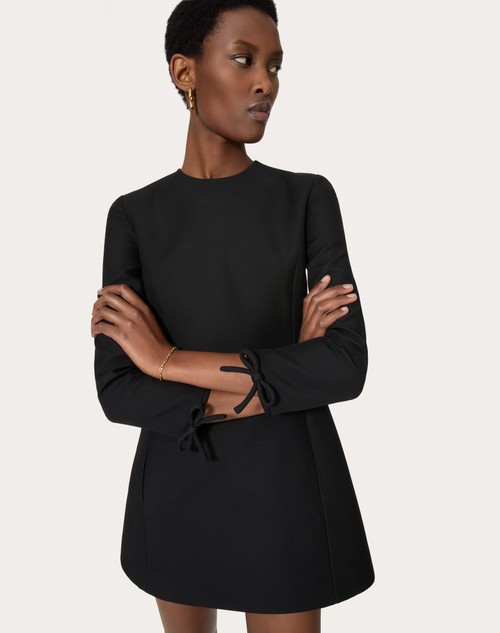 Red Valentino ABITO CORTO IN CREPE COUTURE Consegna Veloce
