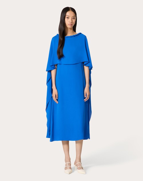 Red Valentino ABITO MIDI IN GEORGETTE DOUBLE Fino Al -60%