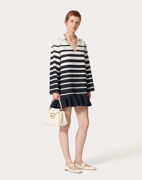 Red Valentino ABITO CORTO IN CREPE COUTURE VALENTINO ROOMVIEW Shopping Online