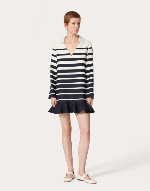 Red Valentino ABITO CORTO IN CREPE COUTURE VALENTINO ROOMVIEW Shopping Online