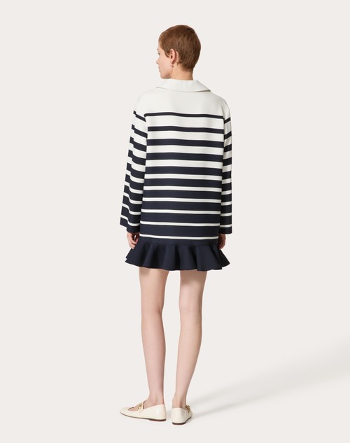 Red Valentino ABITO CORTO IN CREPE COUTURE VALENTINO ROOMVIEW Shopping Online
