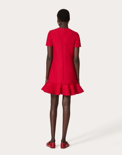 Red Valentino ABITO CORTO IN CREPE COUTURE Sottocosto
