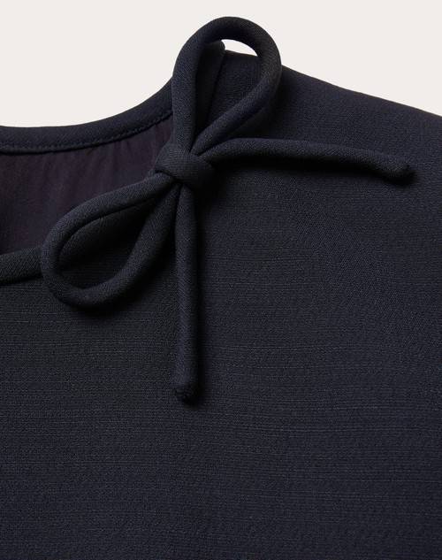 Red Valentino ABITO CORTO IN CREPE COUTURE Vendite Flash