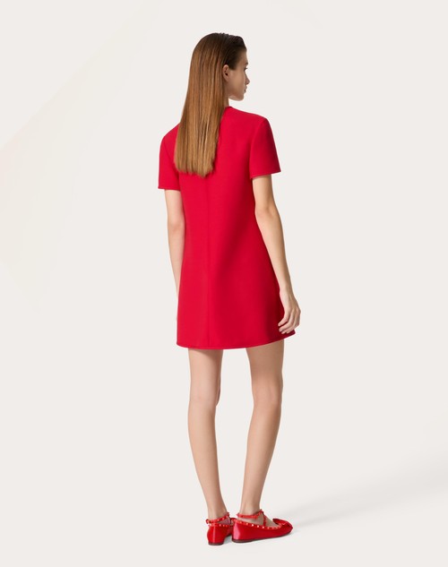 Red Valentino ABITO CORTO IN CREPE COUTURE Nuova