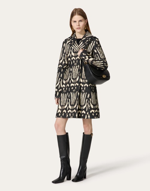 Red Valentino CAPPOTTO IN VALENTINO WILDPRINT 98 Nuovo