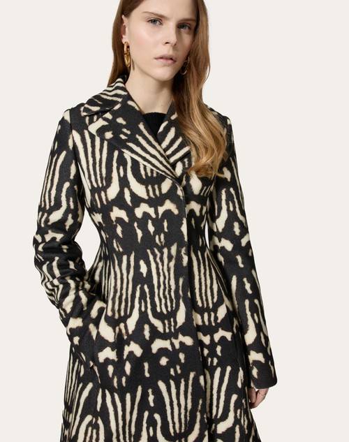 Red Valentino CAPPOTTO IN VALENTINO WILDPRINT 98 Nuovo