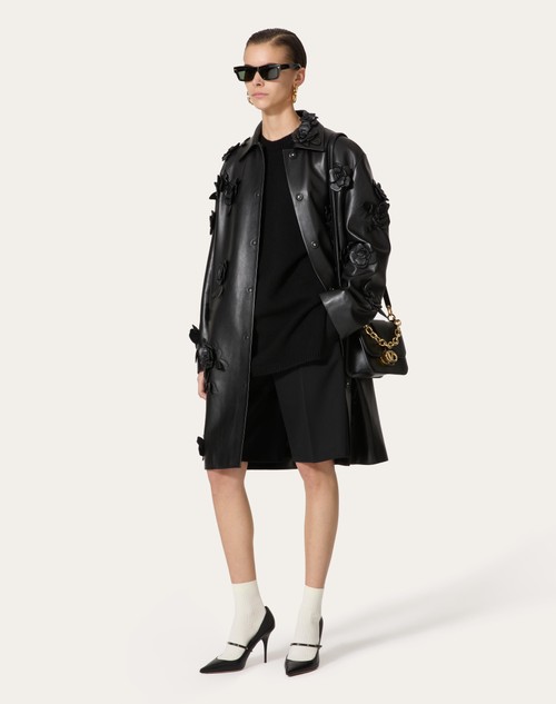 Red Valentino CAPPOTTO IN NAPPA RICAMATO Qualità
