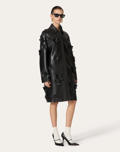 Red Valentino CAPPOTTO IN NAPPA RICAMATO Qualità
