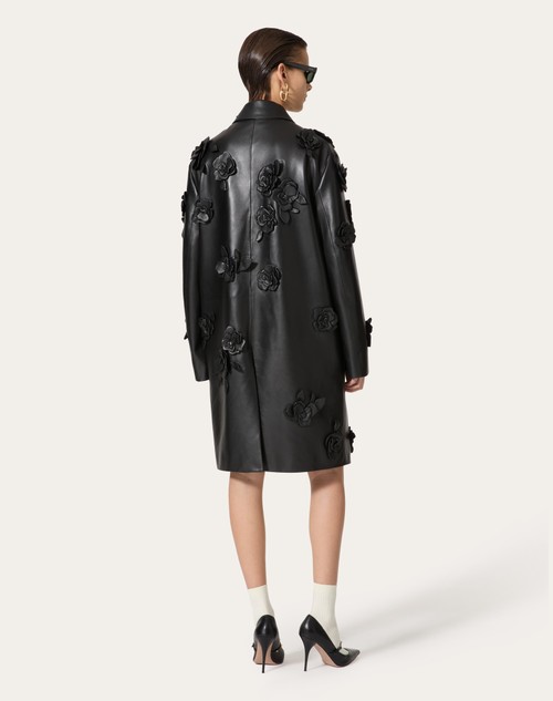 Red Valentino CAPPOTTO IN NAPPA RICAMATO Qualità