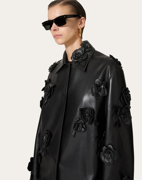 Red Valentino CAPPOTTO IN NAPPA RICAMATO Qualità