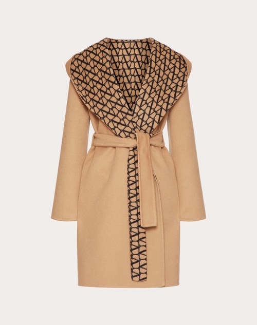 Red Valentino CAPPOTTO IN DOUBLE COAT TOILE ICONOGRAPHE