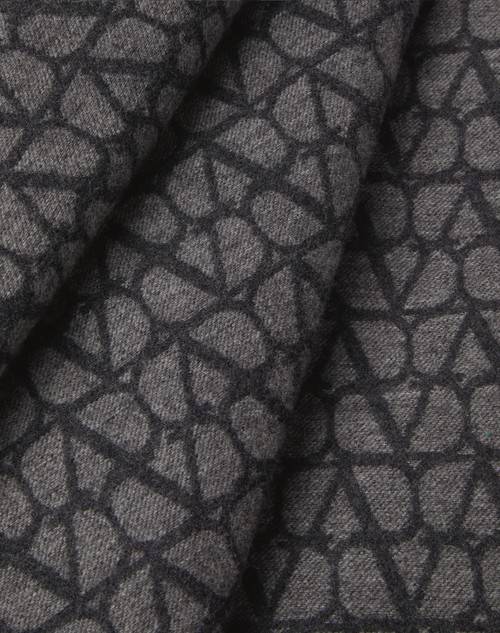 Red Valentino PONCHO DOUBLE TOILE ICONOGRAPHE IN LANA E CACHEMIRE Affare Del Giorno