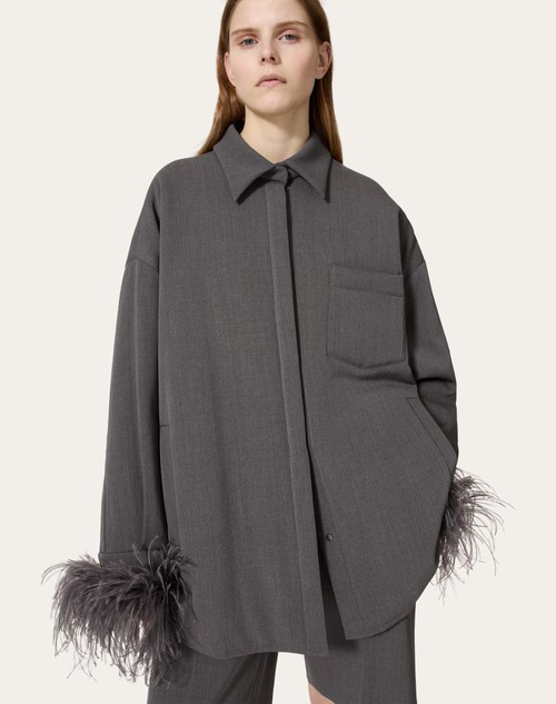 Red Valentino GIUBBINO IN ACTIVE GABARDINE Officina