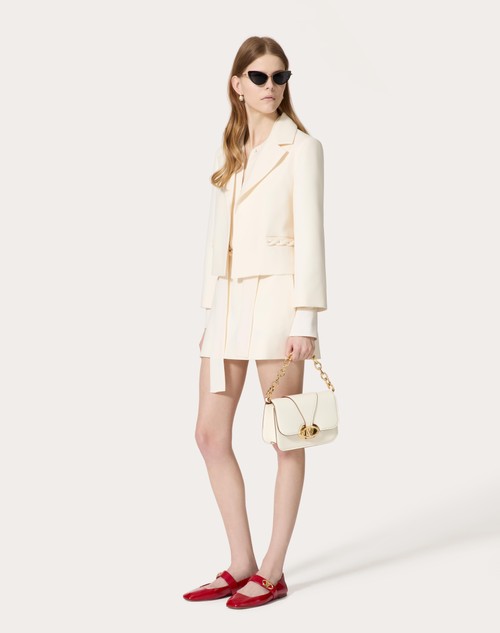 Red Valentino GIACCA IN CREPE COUTURE Offerta