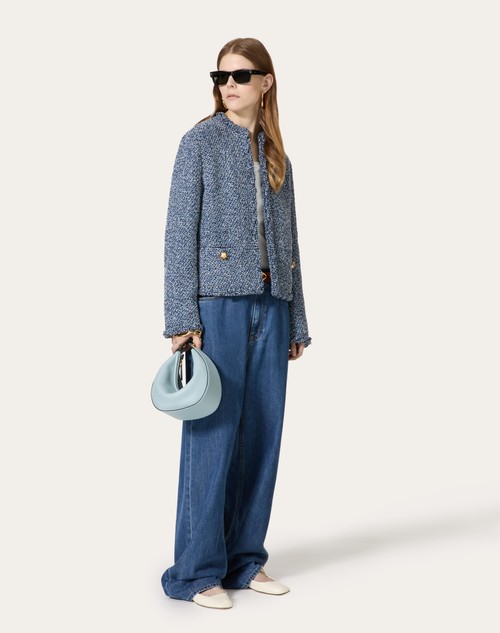 Red Valentino GIACCA IN DENIM TEXTURED TWEED Online
