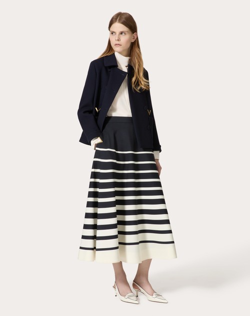 Red Valentino CABAN IN TEXTURE DOUBLE CREPE Outlet