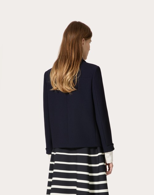 Red Valentino CABAN IN TEXTURE DOUBLE CREPE Outlet