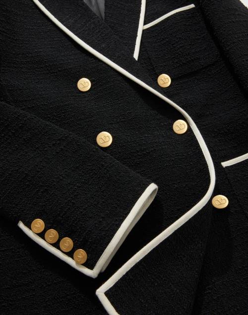 Red Valentino BLAZER IN LIGHT WOOL TWEED Saldi