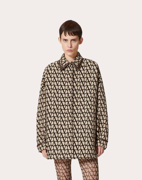 Red Valentino OVERSHIRT IN TOILE ICONOGRAPHE LIGHT Hotsell
