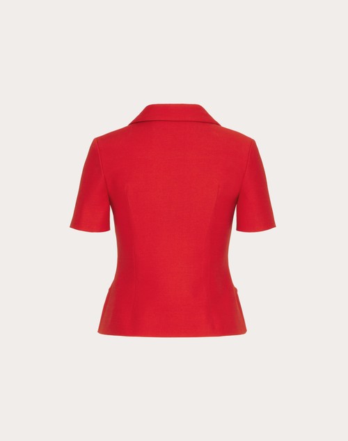 Red Valentino GIACCA IN CREPE COUTURE Qualità