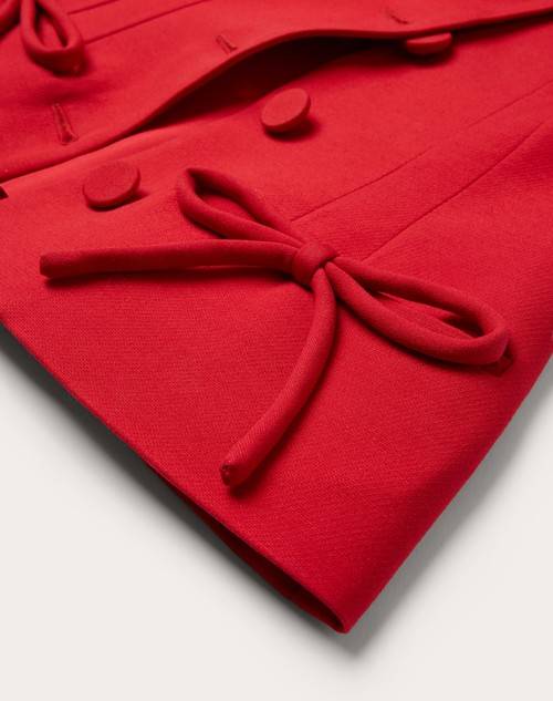 Red Valentino GIACCA IN CREPE COUTURE Qualità