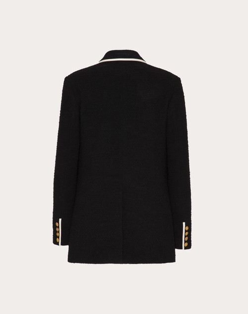 Red Valentino BLAZER IN LIGHT WOOL TWEED Saldi Di Fabbrica