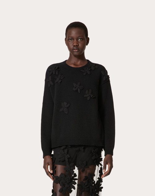 Red Valentino MAGLIA IN LANA RICAMATA Vendite Flash
