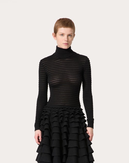 Red Valentino MAGLIA IN VISCOSA E LANA Negozio