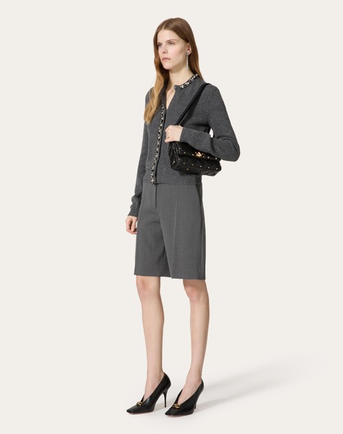 Red Valentino CARDIGAN IN LANA RICAMATO 2025