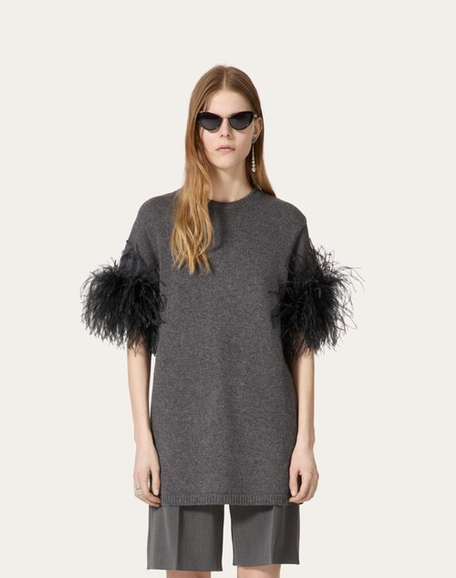 Red Valentino MAGLIA IN LANA CON PIUME 2025