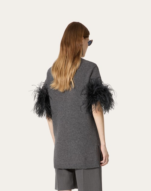 Red Valentino MAGLIA IN LANA CON PIUME 2025
