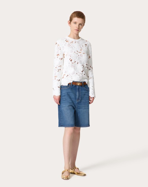 Red Valentino MAGLIA IN COTONE RICAMATA Qualità