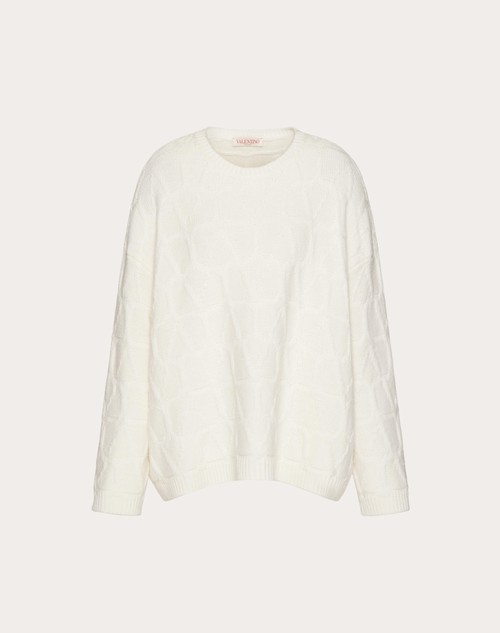 Red Valentino MAGLIA IN LANA TOILE ICONOGRAPHE