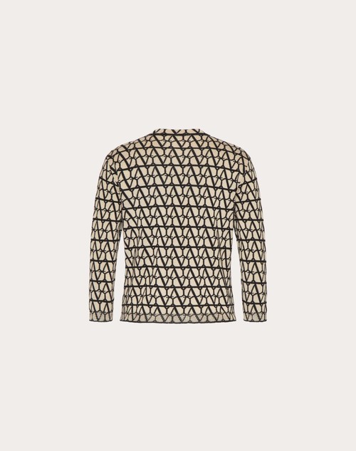 Red Valentino CARDIGAN IN LANA TOILE ICONOGRAPHE Presa