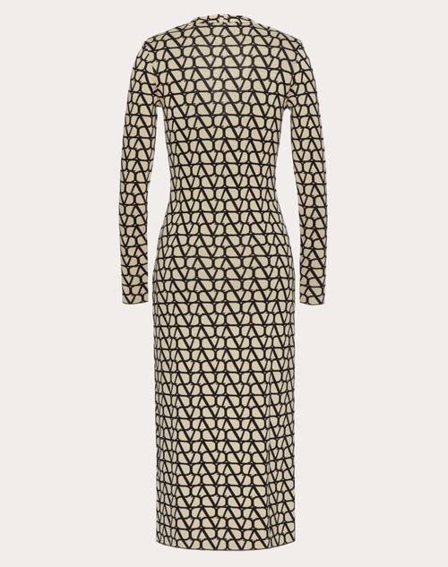 Red Valentino CARDIGAN IN LANA TOILE ICONOGRAPHE Offerta