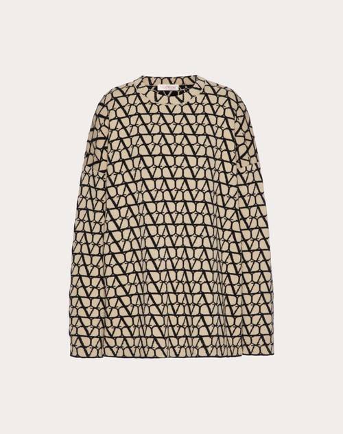 Red Valentino MAGLIONE IN LANA TOILE ICONOGRAPHE