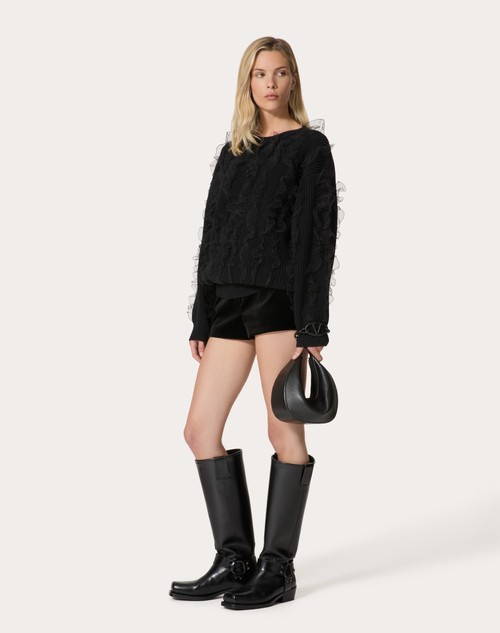 Red Valentino SHORT IN VELLUTO Vendita Calda