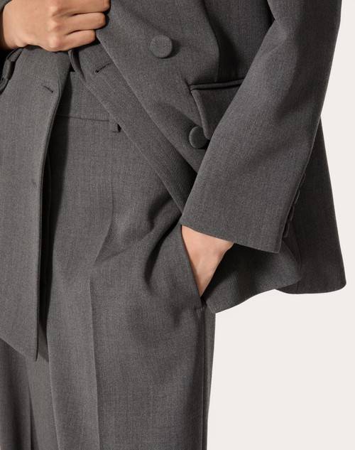 Red Valentino PANTALONI IN ACTIVE GABARDINE In Saldo