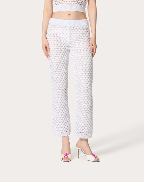 Red Valentino PANTALONI IN VISCOSE, LUREX AND PAILLETES In Linea