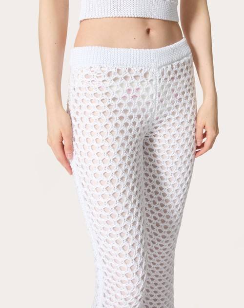 Red Valentino PANTALONI IN VISCOSE, LUREX AND PAILLETES In Linea