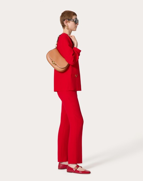 Red Valentino PANTALONI IN CADY COUTURE Vendita